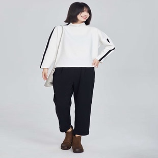 休闲大码 时尚 女减龄显瘦卫衣T恤上衣E8002 新款 翠色嘉人2026春季