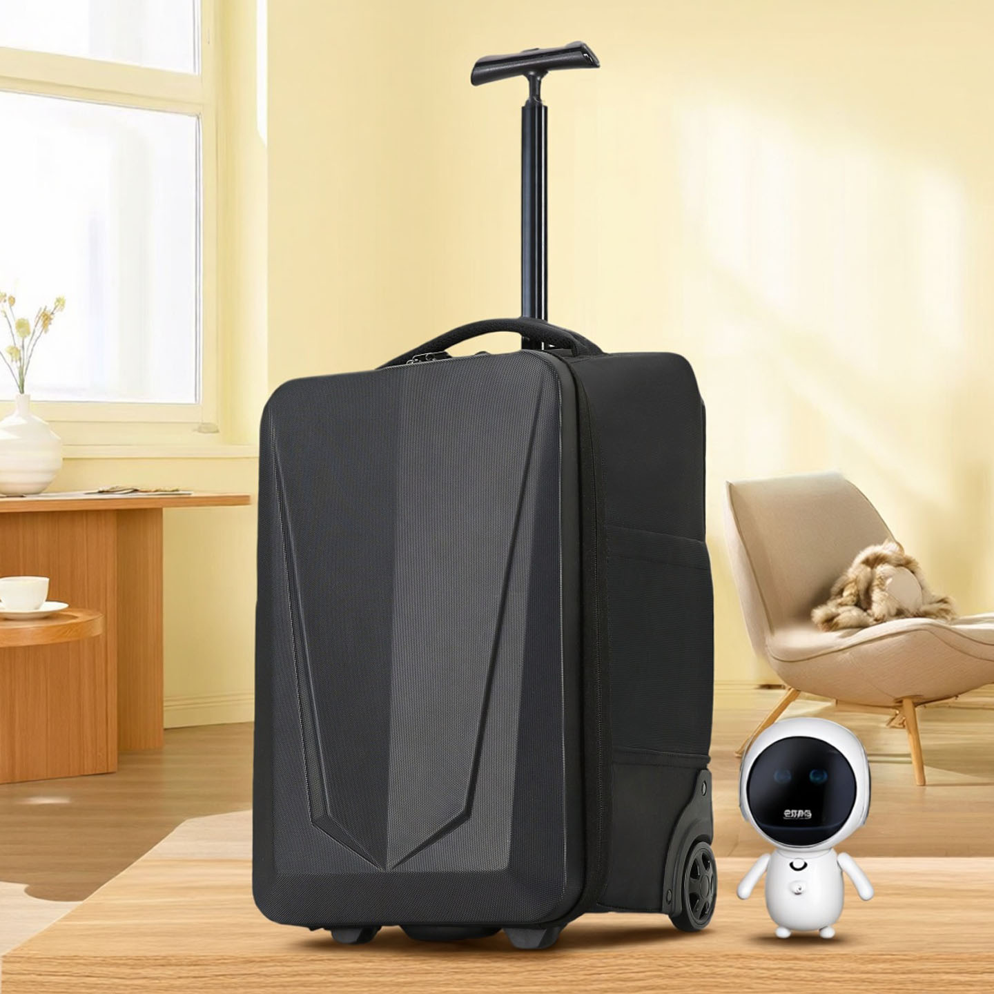 硬壳笔记本电脑拉杆书包登机箱包