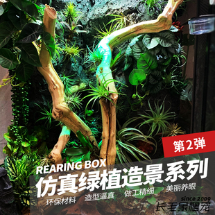 爬虫饲养箱仿真花仿真绿植大型假植爬宠雨林缸造景沙漠缸景第2弹
