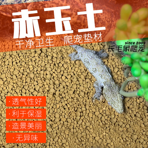 赤玉土守宫巨人爬宠宠物蛇鬃狮蓝舌蜥蜴角蛙爬虫保湿垫材透气
