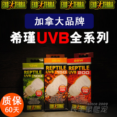 HAGEN希瑾西谨爬虫陆龟蜥蜴uvb灯水龟半水龟乌龟节能灯晒背灯促D3