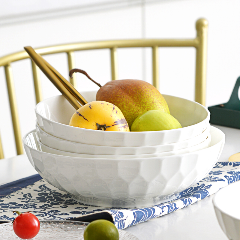 单个深盘子家用菜盘加深加高汤盘