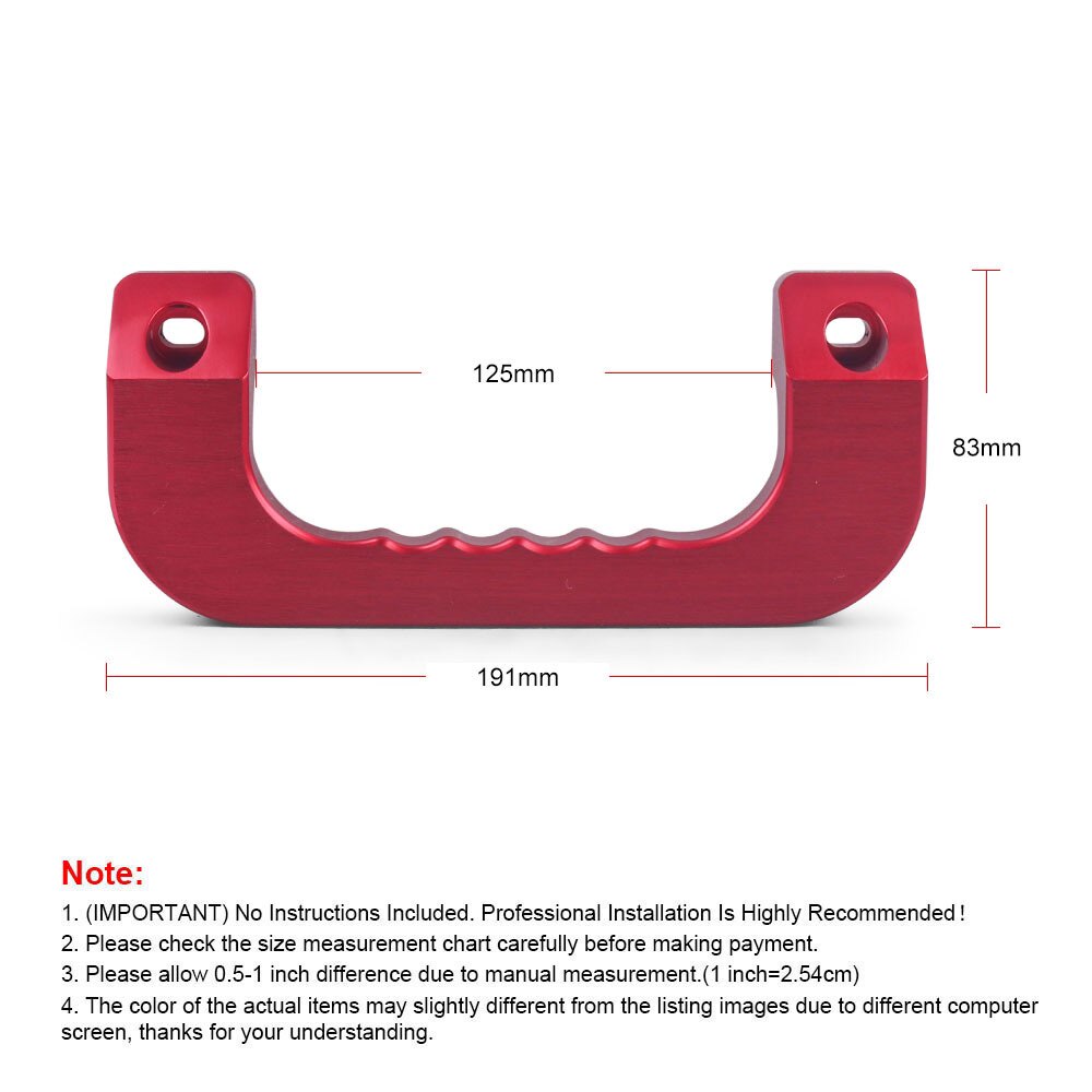 TOYOTA HIACE 2005-2018에 적합한 수정된 캐빈 알루미늄 합금 핸들 도어 팔걸이 핸들