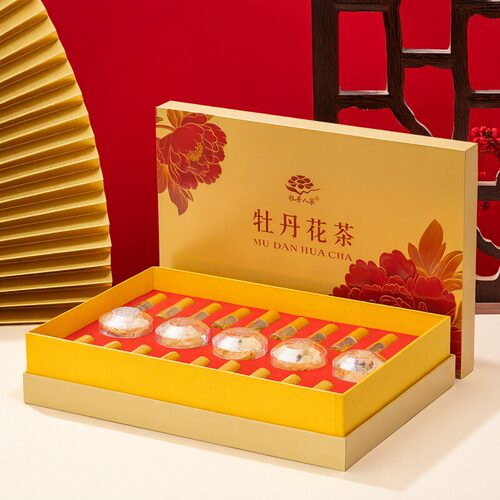 牡丹人家牡丹茶花蕊花朵组合茶