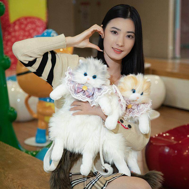 仿真布偶猫娃娃背包双肩包