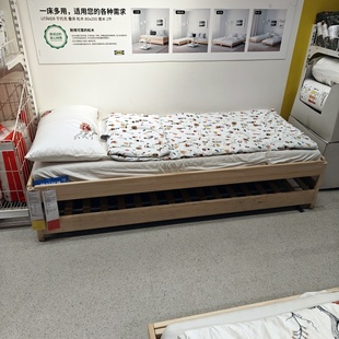 宜家国内代购于托克叠床松木现代简约单人床双人床多功能床北欧风