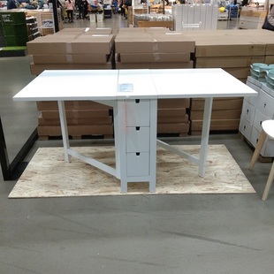 宜家国内代购诺顿餐桌折叠式餐桌子