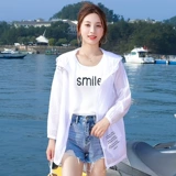 Одежда для защиты от солнца, модная длинная короткая куртка для школьников, коллекция 2021, средней длины, защита от солнца, в корейском стиле, оверсайз