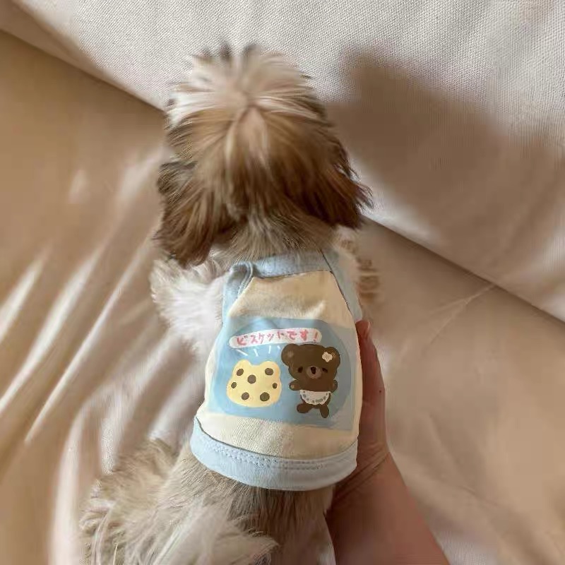夏季宠物衣服狗狗泰迪比熊马尔济斯约克夏猫咪宠物薄款可爱防掉毛