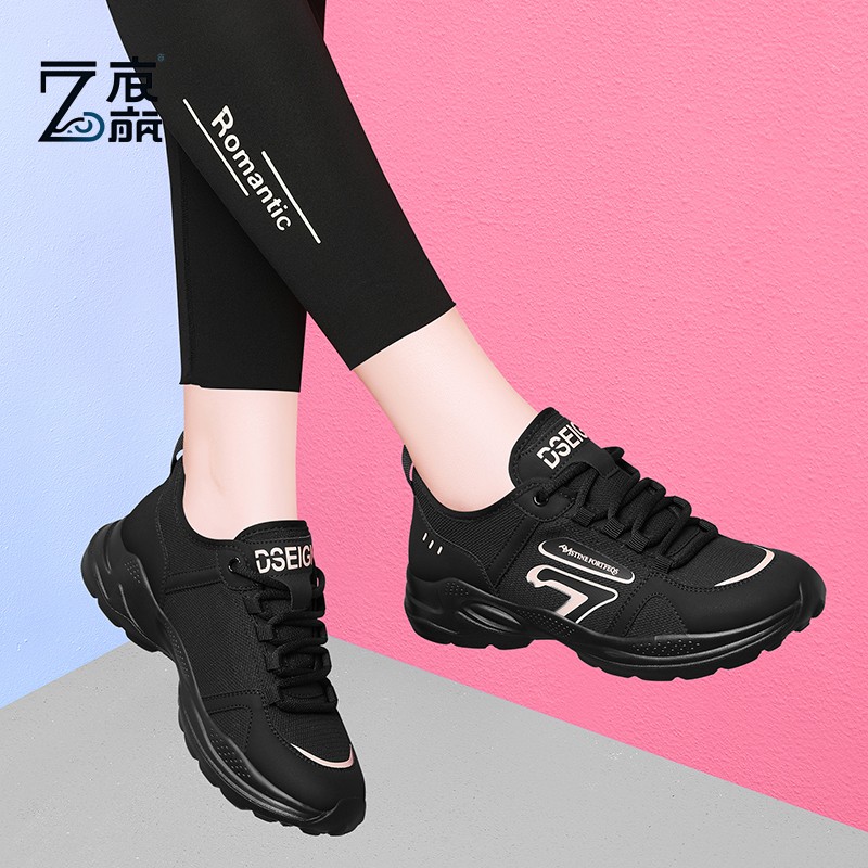 莆田纯原2025春夏季新款厚底平跟软底新款女鞋休闲百搭爆款轻便防