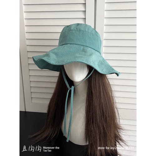 2026新款女速干宽檐防晒渔夫帽子