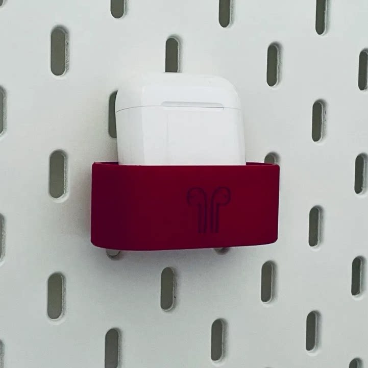 苹果Airpods专用支架底部可充电适用于宜家SKADIS洞洞板配件多色,收纳整理,收纳洞洞板,淘宝优惠券,粉丝福利购,淘宝优惠卷