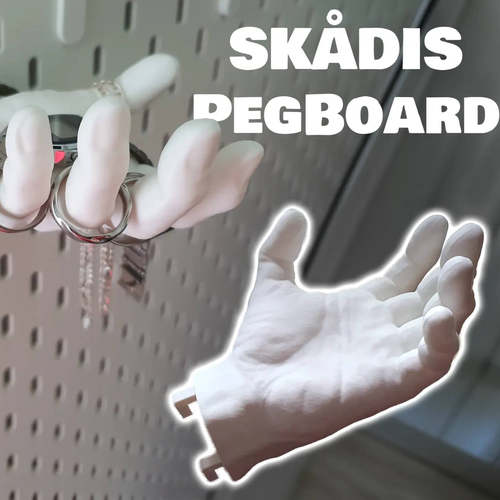 适用宜家SKADIS 斯考迪斯 宜家洞洞板配件 多色可选 手饰物挂钩