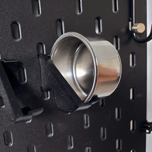 58MM粉碗立正器-粉碗支架适用宜家SKADIS洞洞板配件 可改方孔圆孔