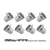 Tom原创北欧工业风304不锈钢咖啡杯牛奶杯ins风复古创意喝水杯子