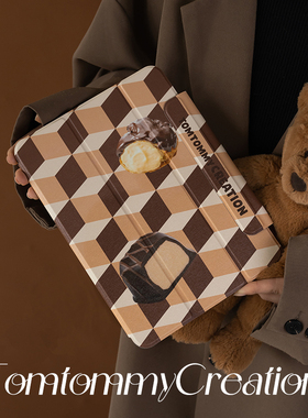 Tom原创适用ipadpro保护壳磁吸ins2022法式复古Air4/5无边框mini6