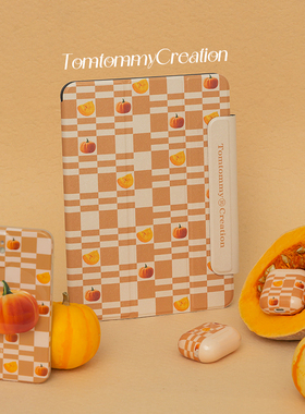 【福利专享】Tom原创适用ipadpro保护壳2022棋盘格202011寸磁吸12.9寸miniAir4