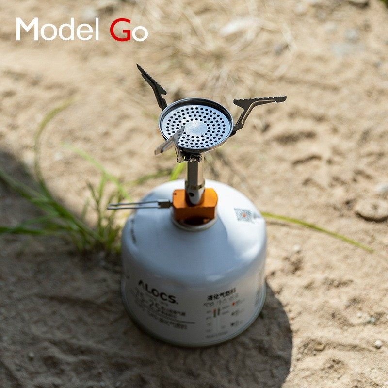牧蝶谷一体式气罐炉头户外露营野炊野餐炉具迷你小巧超轻便携折叠