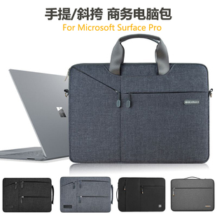 适用微软Surface Pro7电脑包Pro6 5 4手提12.3英寸内胆book保护套Surface Laptop笔记本13.5寸go单肩包平板15