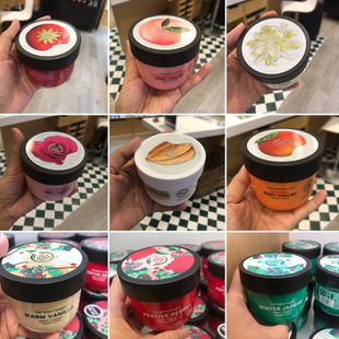 200ML新 SHOP英伦玫瑰嫩肤酸奶身体乳润肤乳香体保湿 英国THE BODY