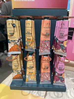 英国THE BODY BHOP保湿手霜保湿润肤霜30ml乳木果草莓 芒果