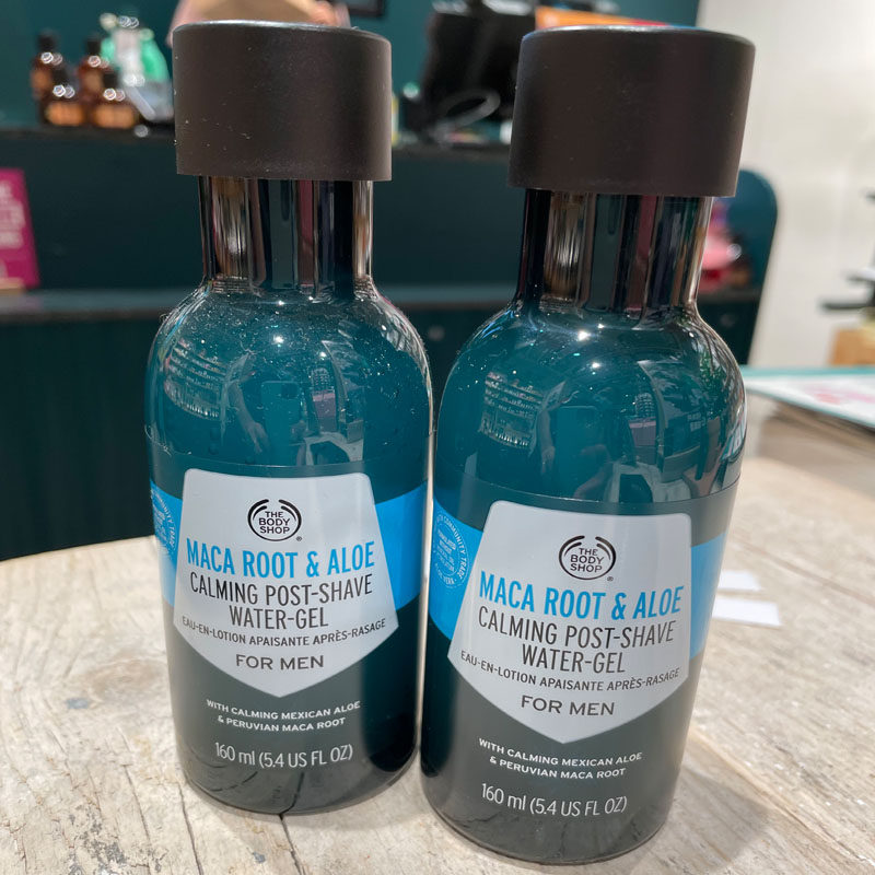 英国THE BODY SHOP男士玛卡根芦荟须后爽肤水/爽肤凝露保湿精华水