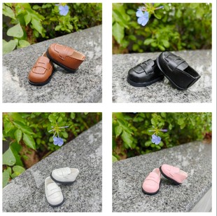 新品20厘米棉花娃娃休闲皮鞋明星玩偶制服换装配件15CM娃皮鞋