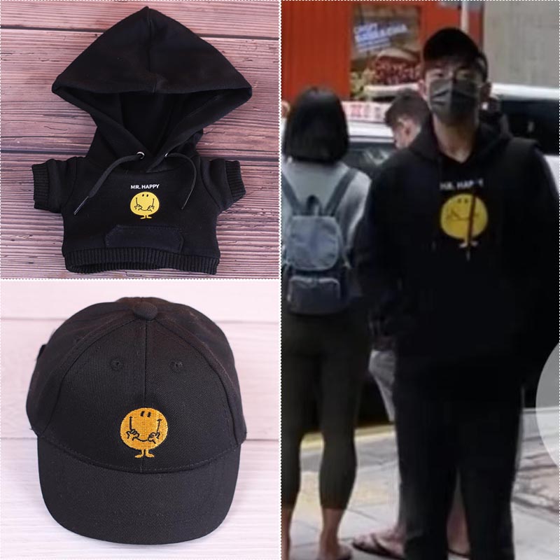 现货 20CM香港Mirror呂爵安edan娃衣 棒球帽 棉花娃娃公仔 卫衣