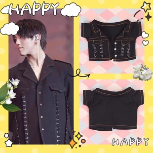 20cm娃衣公仔衫香港MIRROR男團姜濤Keung To风衣演出服同款娃衣服