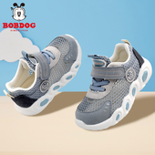 透气学步鞋 机能运动鞋 春夏季 女宝宝防滑单鞋 单网 新款 巴布豆男童鞋