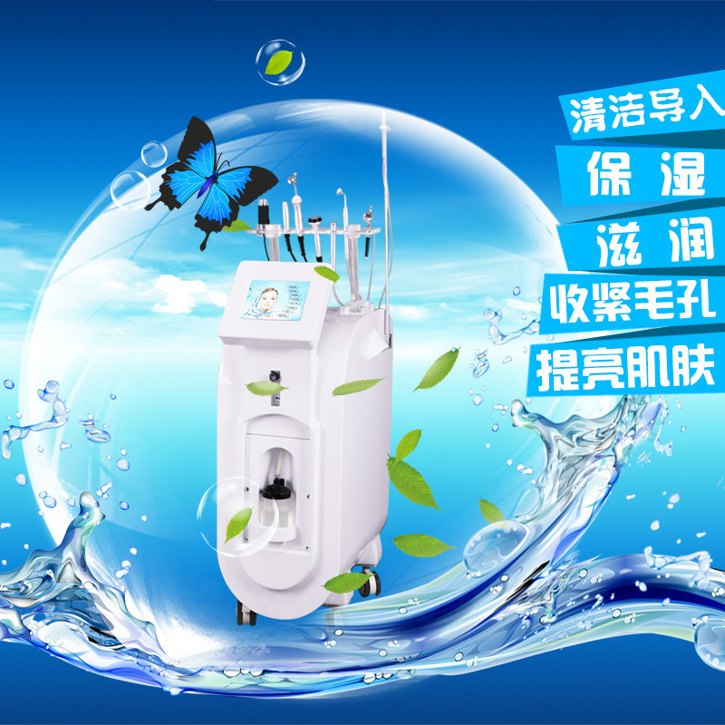水动力 面部焕肤仪水疗仪喷枪皮肤检测清洁美肤注氧面罩多功能