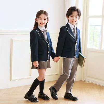 幼儿园园服套装英伦学院风