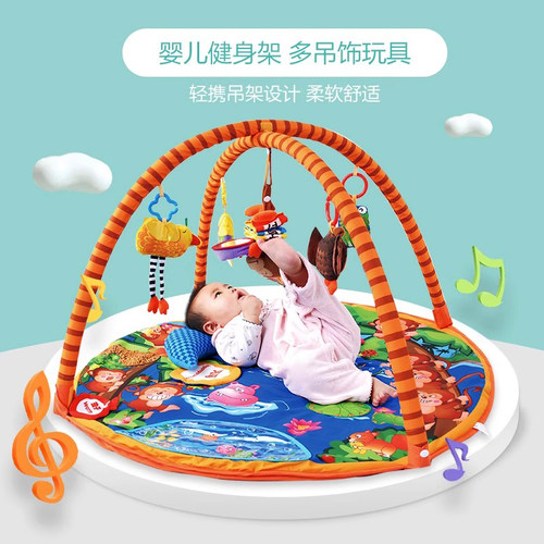 lalababy婴儿健身架游戏垫