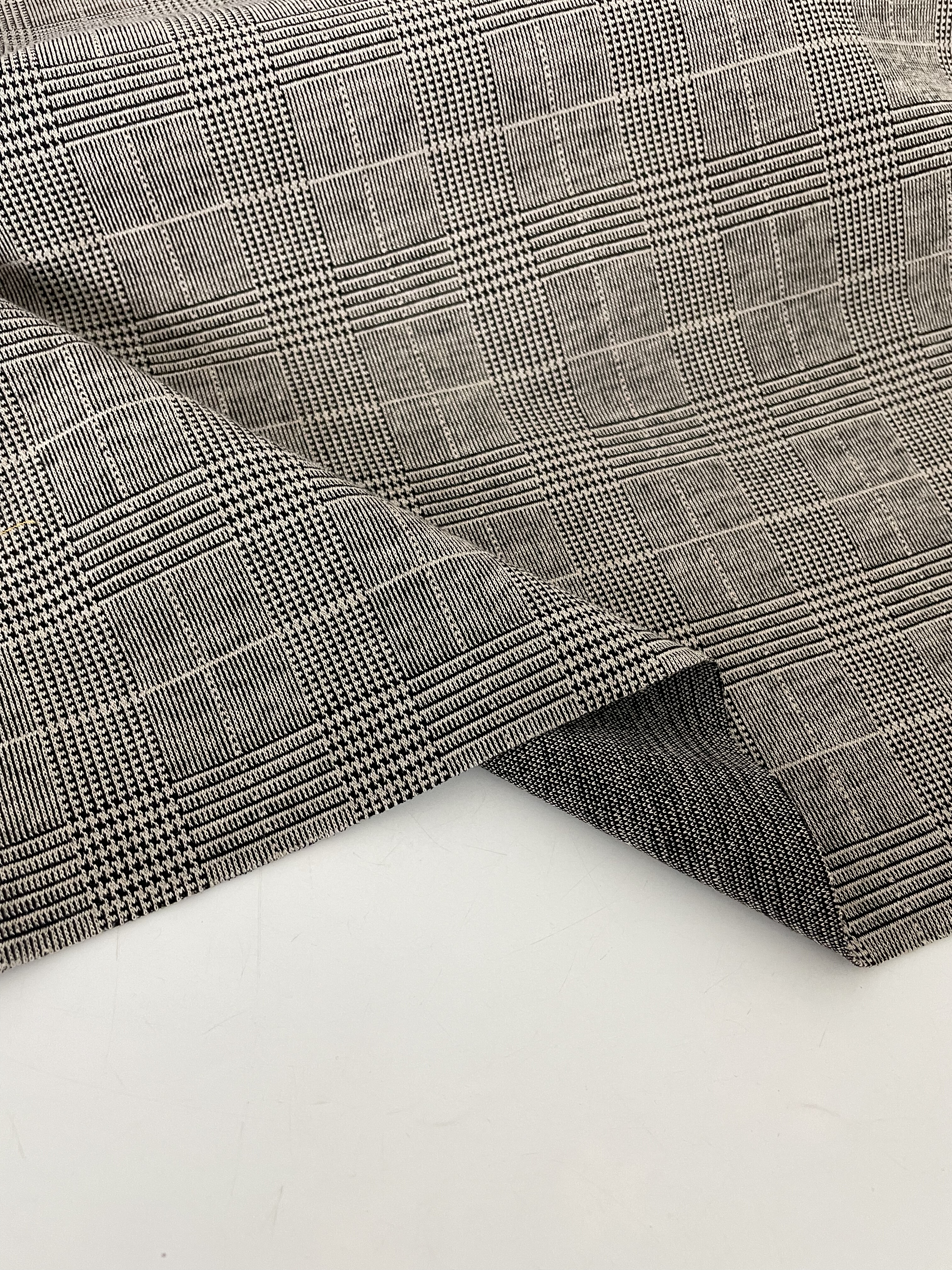 G917设计师高端订制色织针织布头 柔软垂坠弹性连衣裙开衫diy面料