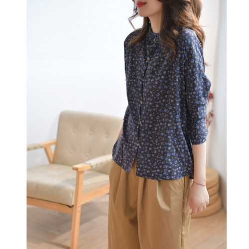 GESGOO弹力双绉真丝长袖衬衫