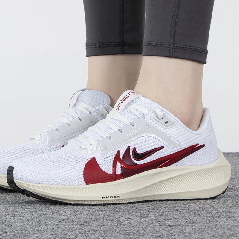 nike耐克女鞋夏季新款air zoom飞马40缓震防滑跑步鞋fb7703-100