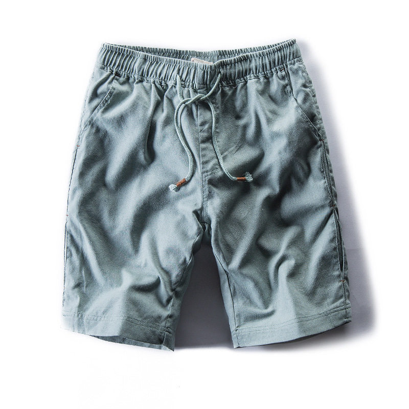 夏季懶人冠軍亞麻短褲男寬松涼薄款沙灘褲休閑時尚棉麻布五分中褲在類目 男裝, 休閒褲中 - 來自Buy2taobao.com提供專業的淘寶代購服務