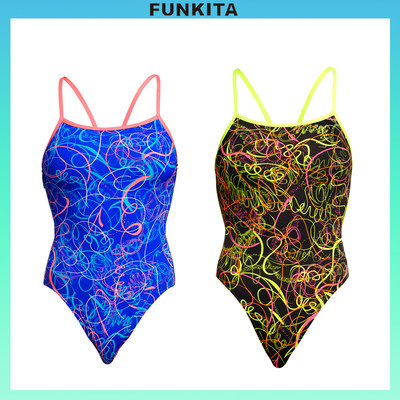 FUNKITA 连体女士三角泳衣专业泳衣