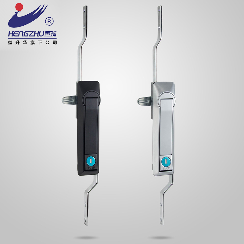 益升华恒珠连杆锁MS460配电箱控制柜门锁三点式开关柜锁钥匙通开