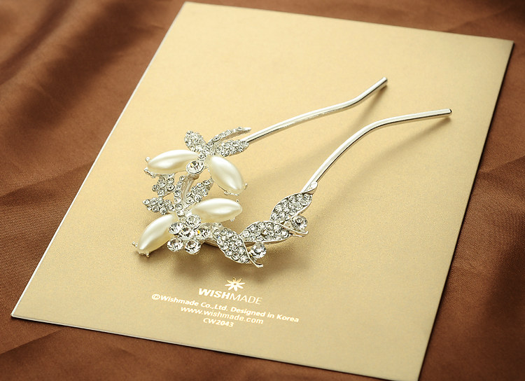 Accessoire coiffure en Diamant Crystal - Ref 1202604 Image 4