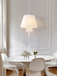 凯乔 简约法式水晶吧台吊灯 创意轻奢餐厅高级感餐桌灯具