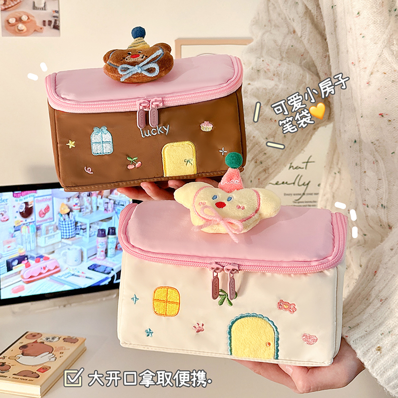 笔袋大容量可爱小学生2025新款女生文具盒小众不撞款初中生铅笔盒