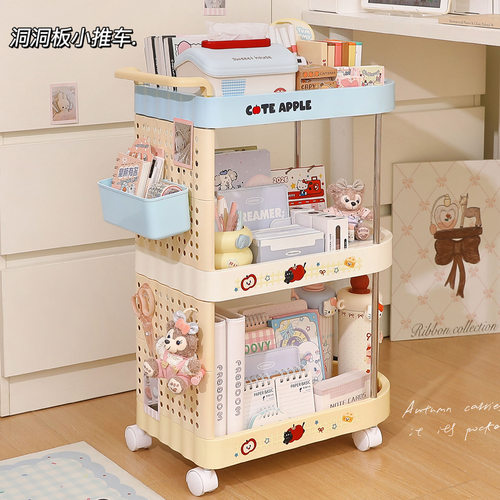 小推车置物架多层文具收纳