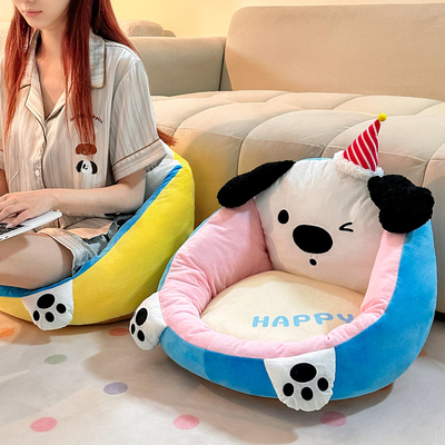 蒲团坐垫家用地上榻榻米窝窝椅靠背一体卧室家用阳台飘窗懒人沙发