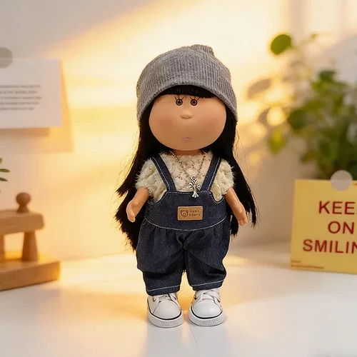 仅衣服 西班牙Mia土豆娃娃衣服24厘米公仔雾里牛仔精品白雪装套