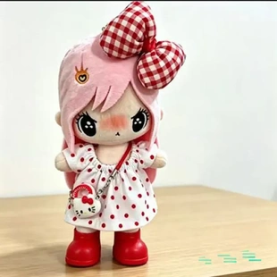 仅娃衣/野有上秋挂件玩偶小yuy天使恶魔小玉娃衣可爱红色波点裙女