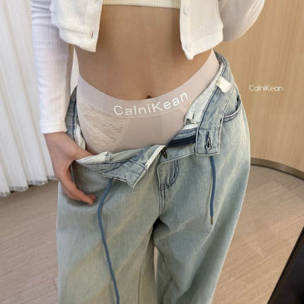 蕾丝双皮奶皮子女士内裤中腰无痕春夏桑蚕丝裆运动瑜伽三角裤韩系