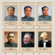 毛主席画像伟人领袖 饰画GOA51 头像毛泽东朱德孙中山马克思挂画装