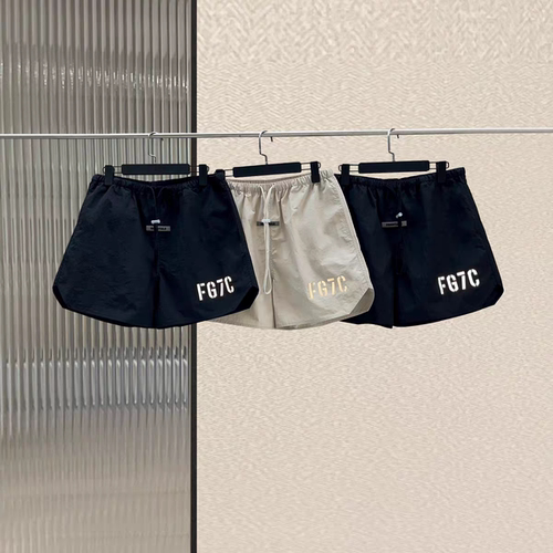ESSENTIALS ZONE男女运动休闲宽松裤子抽绳新款潮FOG复线高腰短款