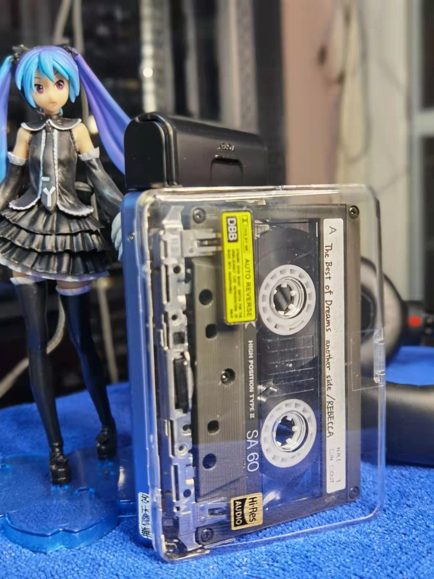 适用索尼随身听wm-ex600 610 621 631等专用透明盖磁带门外壳改装